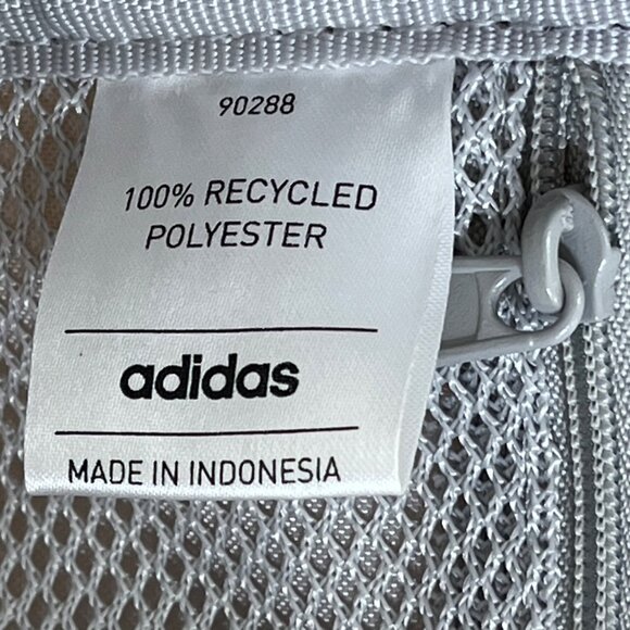 Adidas Women’s Beige Adjustable Straps Embroidered Logo Travel Mini Backpack - Picture 11 of 13